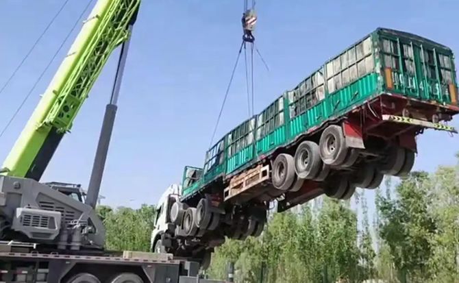 卓资道路脱困救援案例